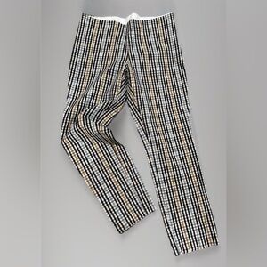 a new day Women's Plaid Pant - Black, White, and Mustard
